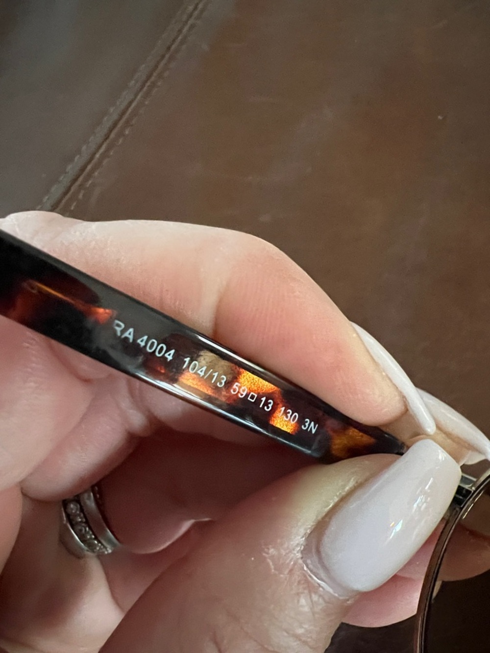 Ralph Lauren Gold Frame Brown Lens Aviator Sunglasses - Picture 9 of 10